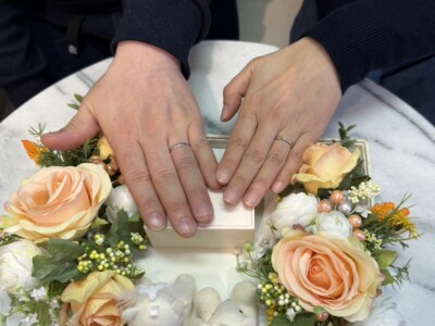 「本当に良かった」──ホームページではわからなかった、結婚指輪選びの答え