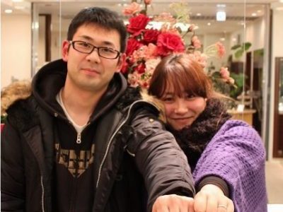 オリジナル彫り結婚指輪が完成～♪