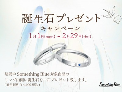 【SomethingBlue】誕生石プレゼントキャンペーン