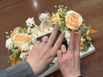 ふたりの想いを重ねて♡幸せを結ぶペアリング