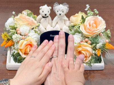 3年目の結婚記念日に♡ サムシングブルーで深まる家族の絆