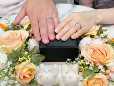 ラザールダイヤモンドが結んだ♡お二人の絆