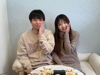 サプライズから始まった物語の、続きを選びに。― K様♡I様